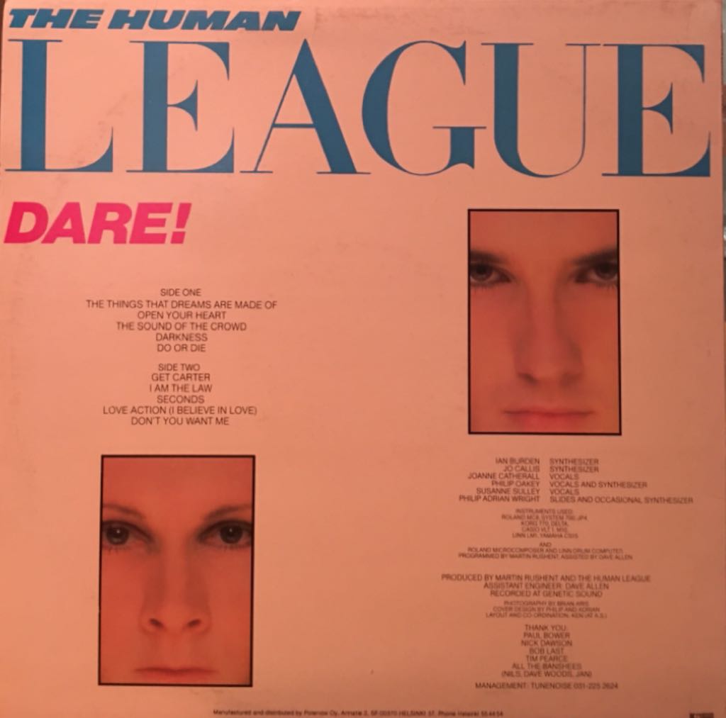 Dare! - Human League, The (12”) music collectible - Main Image 2
