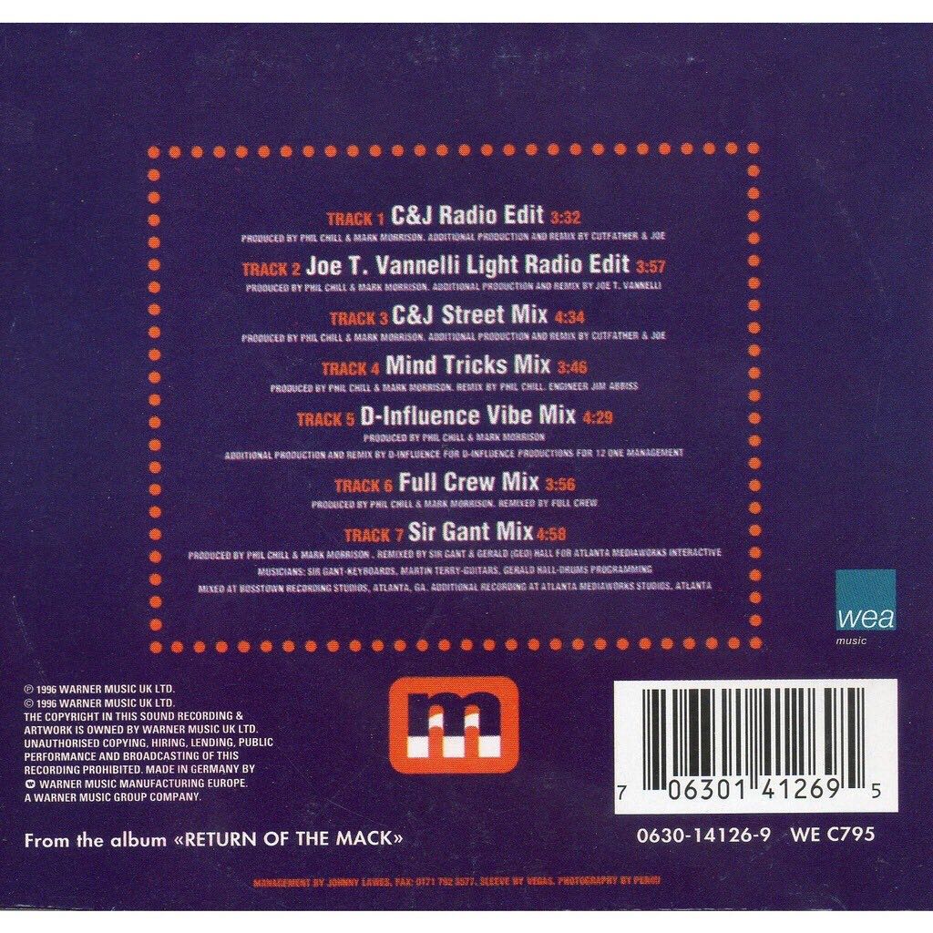 Return Of The Mack - Morrison, Mark (CD - 49) music collectible [Barcode 706301458624] - Main Image 2