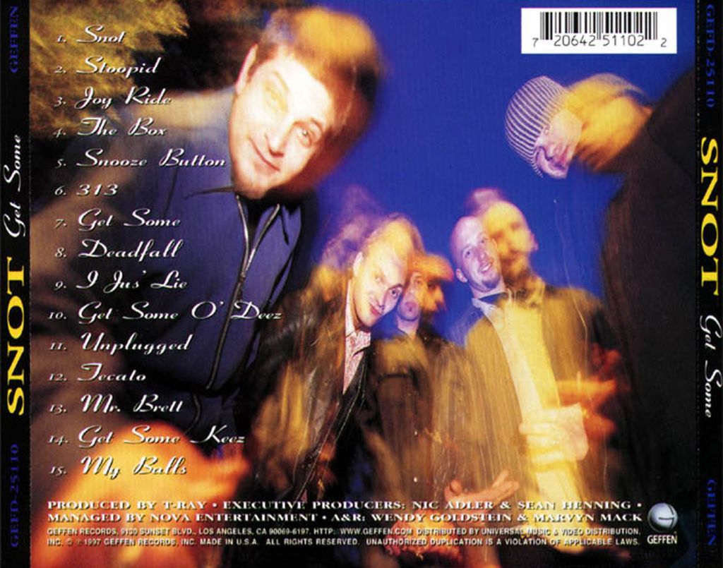 Get Some - Snot (CD) music collectible [Barcode 720642511022] - Main Image 2
