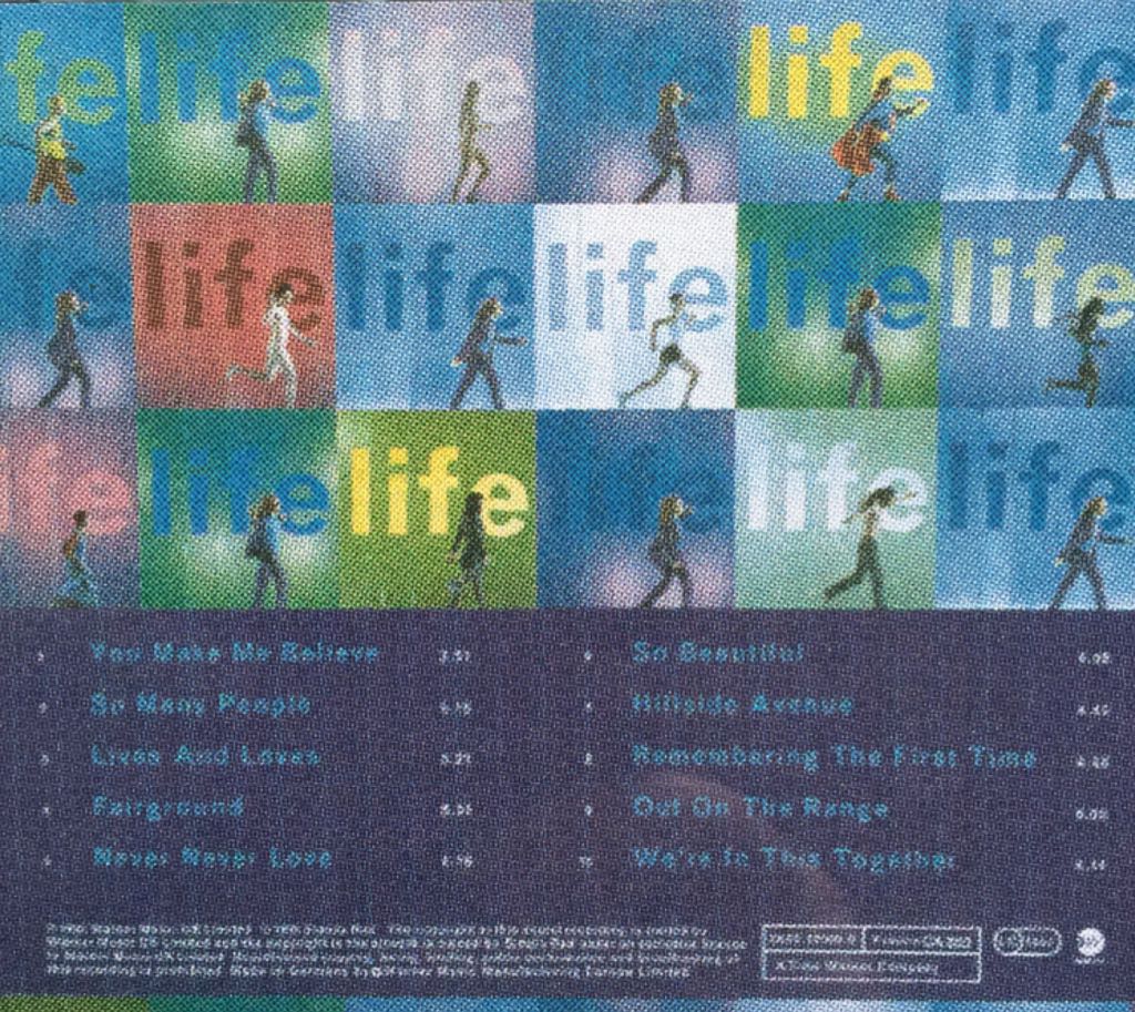 Life (promo) - Simply Red (CD - 47) music collectible [Barcode 075596185325] - Main Image 2
