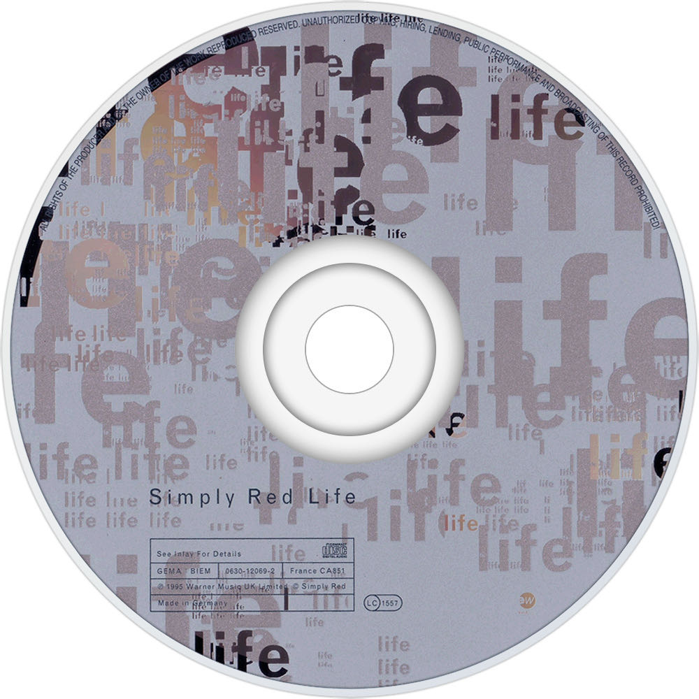 Life (promo) - Simply Red (CD - 47) music collectible [Barcode 075596185325] - Main Image 3