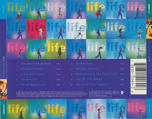 Life - Simply Red (CD) music collectible [Barcode 0825646935871] - Main Image 2
