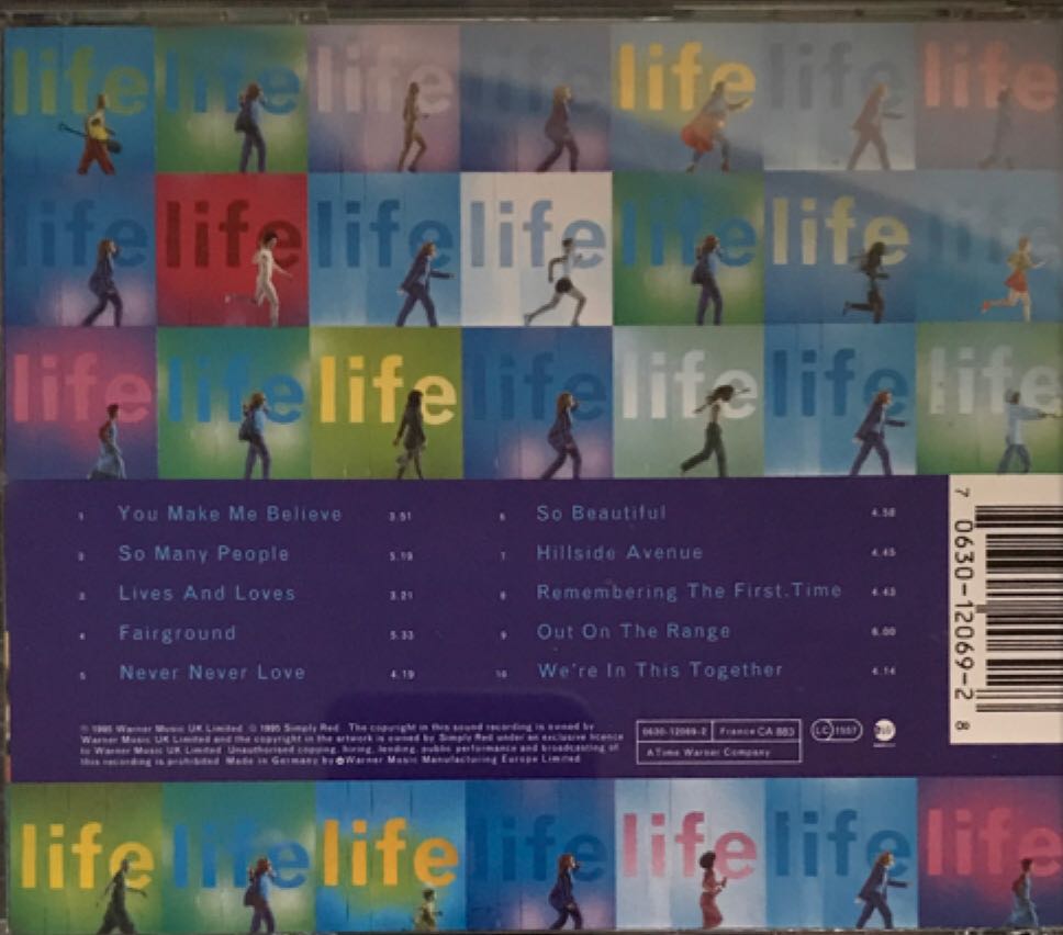 Life - Simply Red (CD) music collectible - Main Image 2