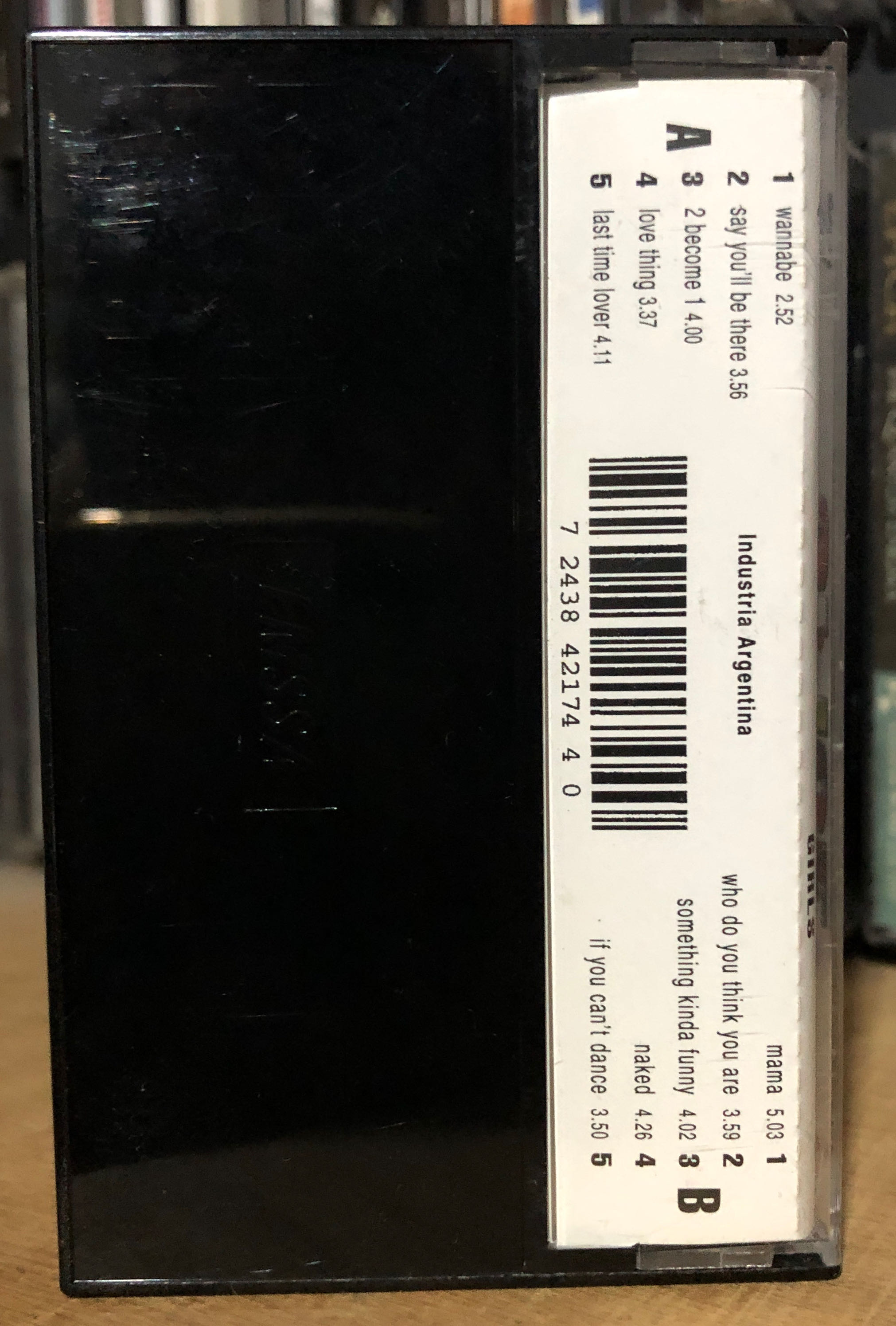 Spice - Spice Girls (Cassette) music collectible [Barcode 724384217440] - Main Image 2