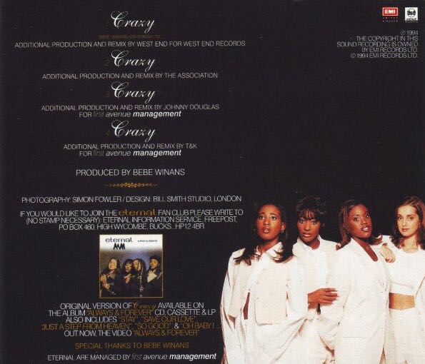 ZZ Crazy - Eternal (CD) music collectible [Barcode 724388191425] - Main Image 2