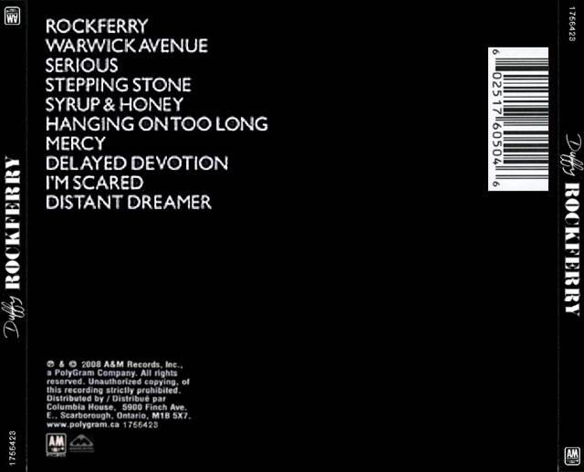 Rockferry - Duffy (CD) music collectible [Barcode 602517564237] - Main Image 2