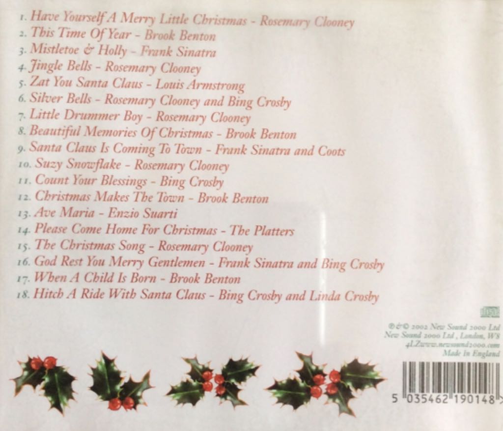 Its A Wonderful Christmas - Various (CD) music collectible [Barcode 5035462190148] - Main Image 2