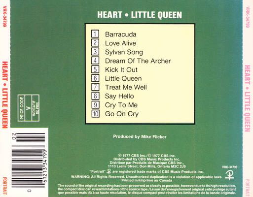 Little Queen - Heart (12”) music collectible [Barcode 061213347993] - Main Image 2