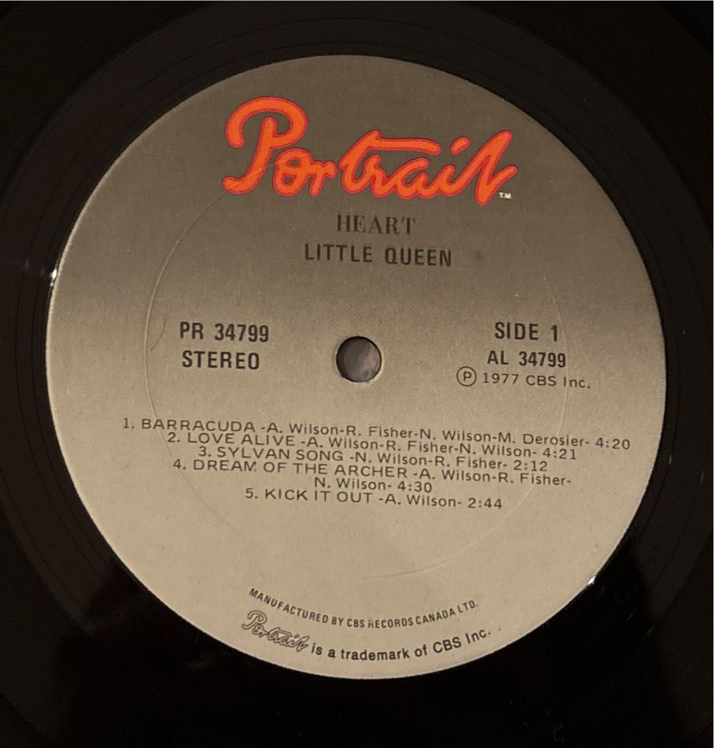 Little Queen - Heart (12”) music collectible [Barcode 061213347993] - Main Image 3