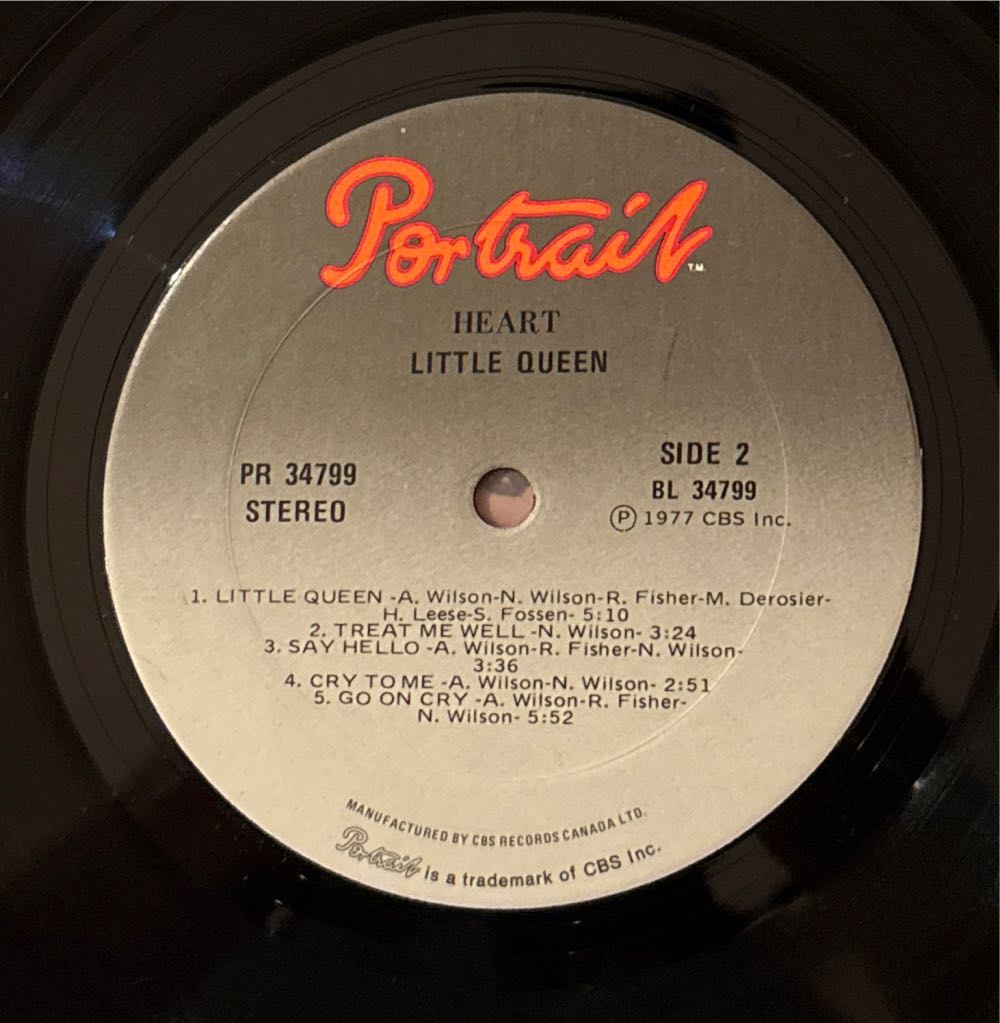 Little Queen - Heart (12”) music collectible [Barcode 061213347993] - Main Image 4