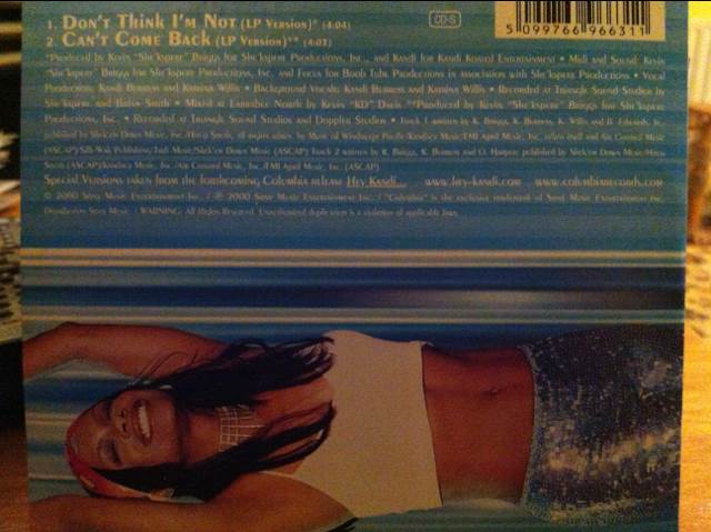 Dont Think Im Not - Kandi (CD) music collectible [Barcode 5099766966311] - Main Image 2