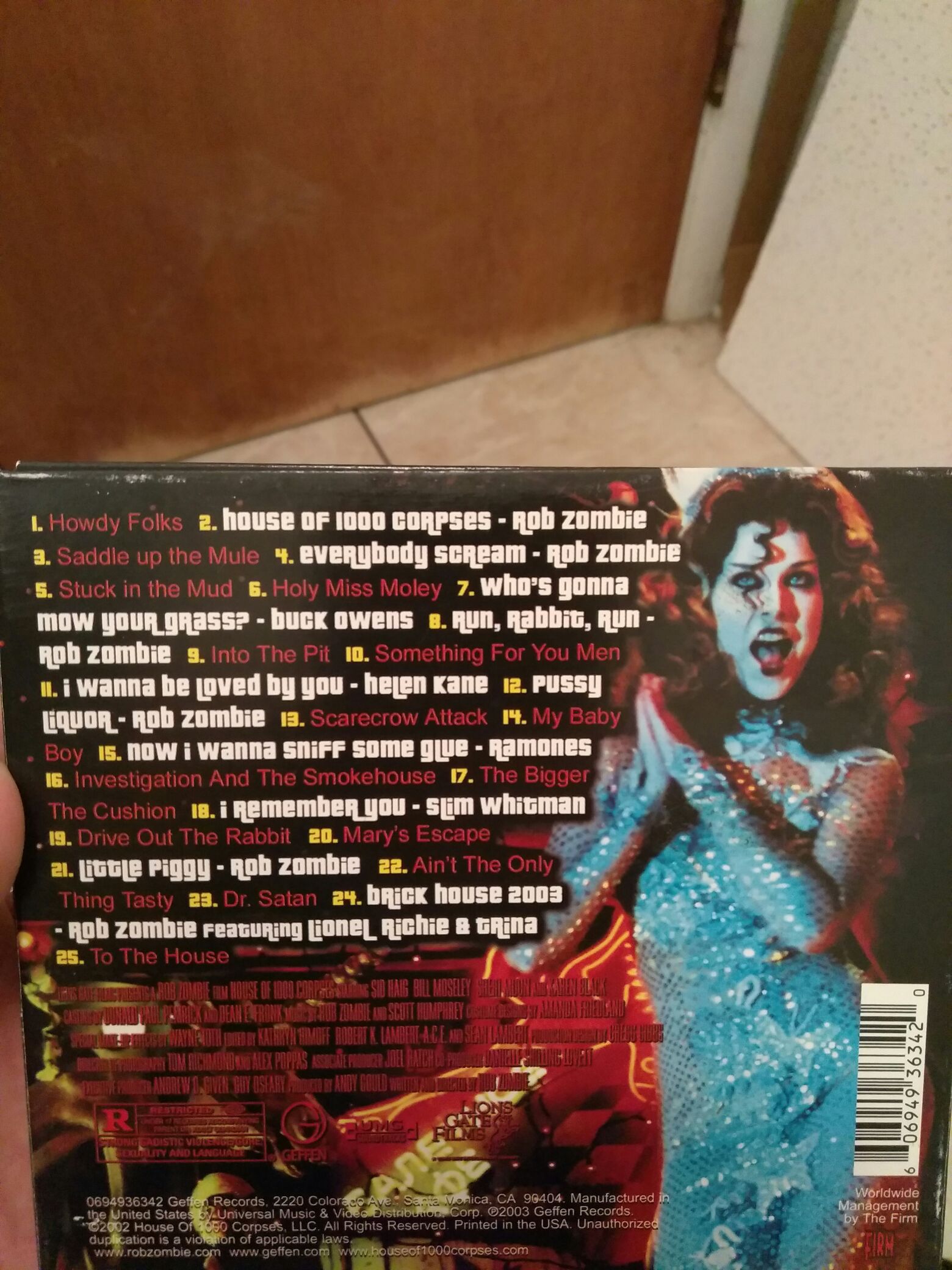 CD : House Of 1000 Corpses - Soundtrack (CD) music collectible - Main Image 2
