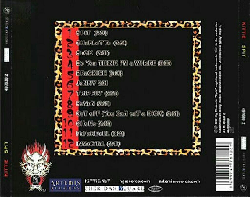 Spit - Kittie (CD) music collectible [Barcode 777495368471] - Main Image 2