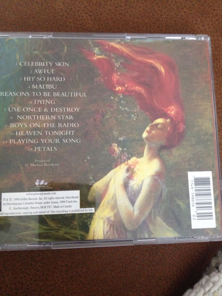 Celebrity skin - Hole (CD - 50) music collectible [Barcode 720642516423] - Main Image 2