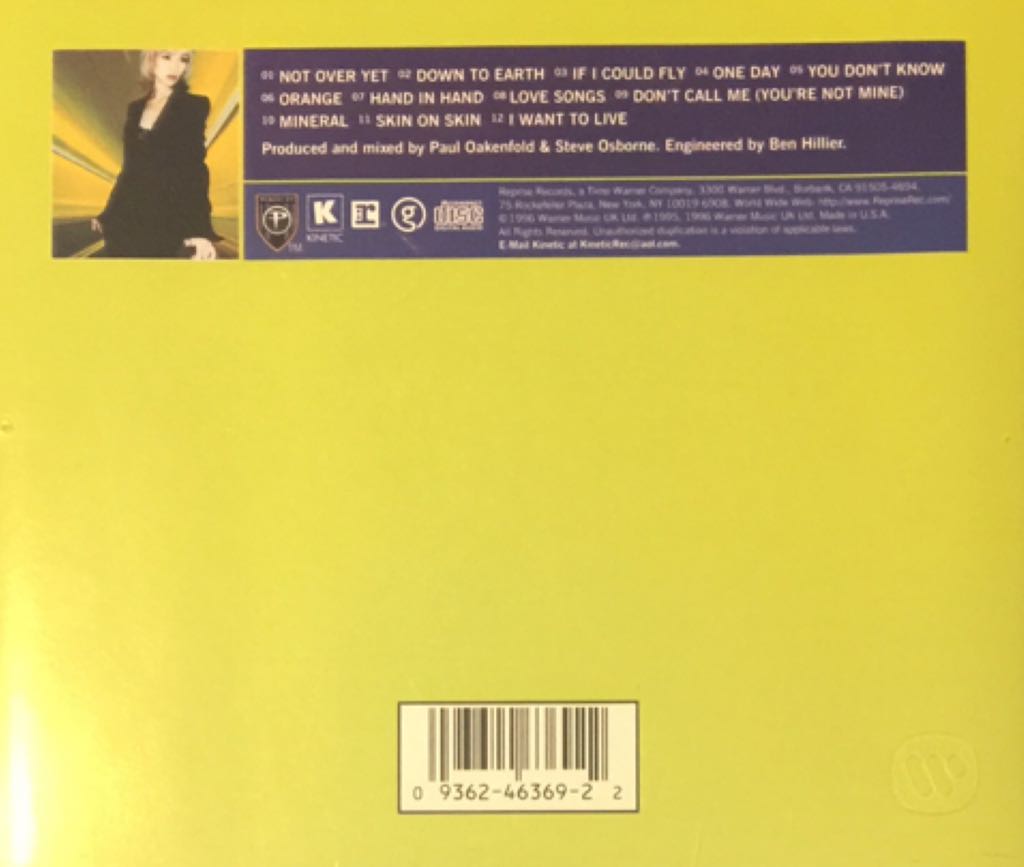 If I Could Fly - Grace (CD) music collectible [Barcode 093624636922] - Main Image 2