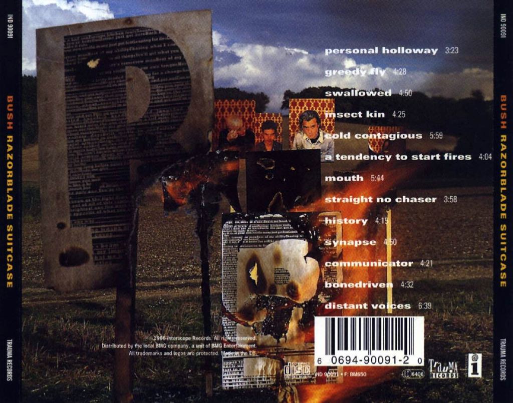 Razorblade Suitcase - Bush (CD - 61) music collectible [Barcode 0606949009120] - Main Image 2