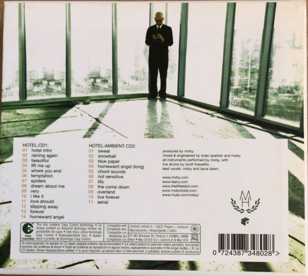 Hotel En Ambiant Deluxe Box - Moby (CD) music collectible [Barcode 724387348028] - Main Image 2