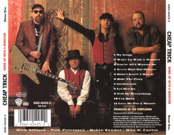 Woke Up With A Monster - Cheap Trick (CD - 49) music collectible [Barcode 093624542520] - Main Image 4