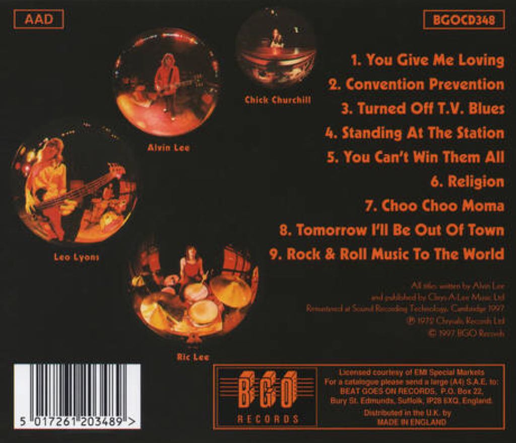 Rock and Roll Music To The World - Ten Years After (CD) music collectible [Barcode 5017261203489] - Main Image 2