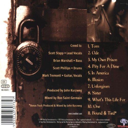 My Own Prison - Creed (CD - 47) music collectible [Barcode 5099749307827] - Main Image 2