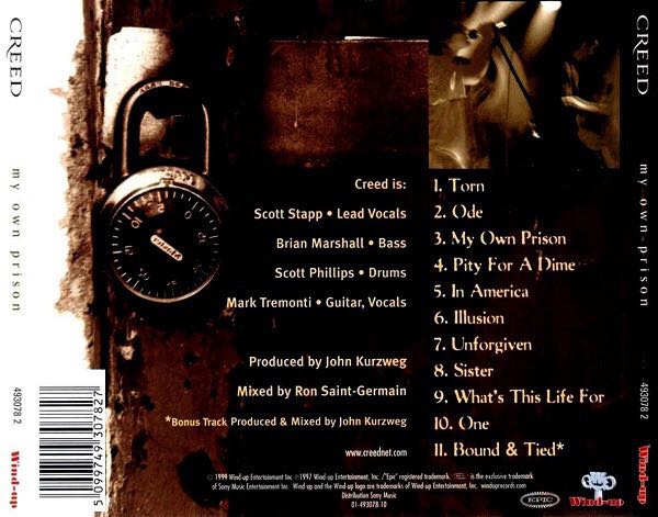 My Own Prison - Creed (CD - 47) music collectible [Barcode 5099749307827] - Main Image 3
