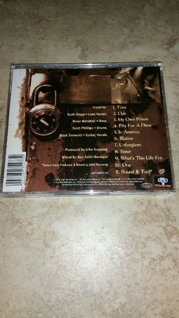 My Own Prison - Creed (12”) music collectible [Barcode 6007689354732] - Main Image 2