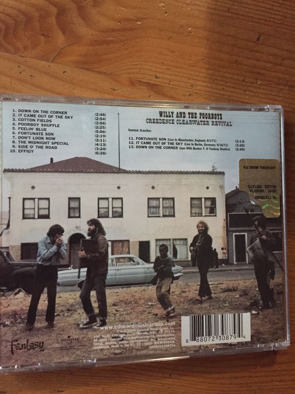 Willy And The Poor Boys (40th Anniversary) - Creedence Clearwater Revival (CD - 44) music collectible [Barcode 888072308794] - Main Image 3
