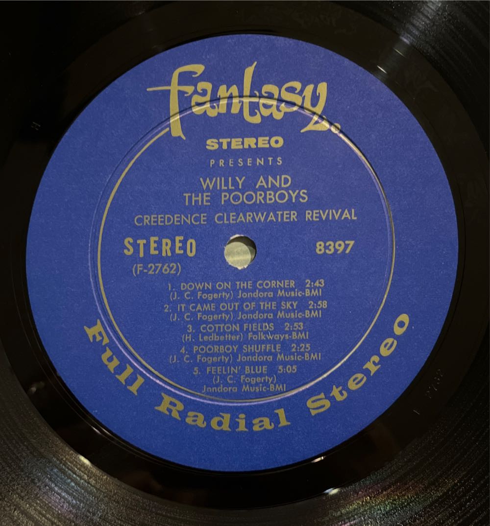 Willy And The Poor Boys - Creedence Clearwater Revival (12”) music collectible - Main Image 3