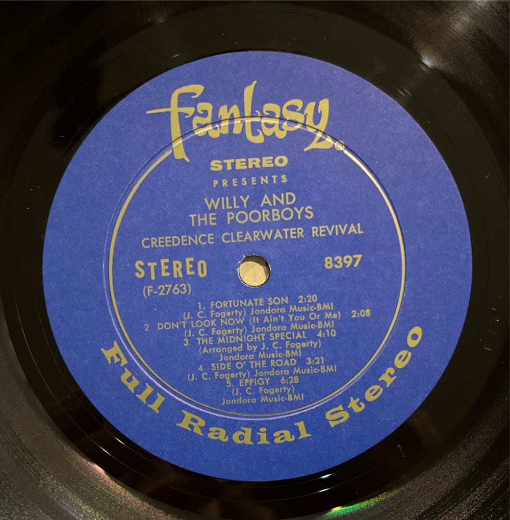 Willy And The Poor Boys - Creedence Clearwater Revival (12”) music collectible - Main Image 4