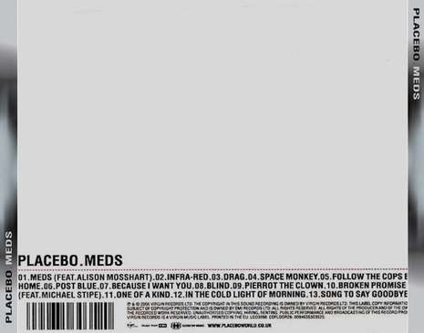 Meds - Placebo (CD - 49) music collectible [Barcode 094635303520] - Main Image 2
