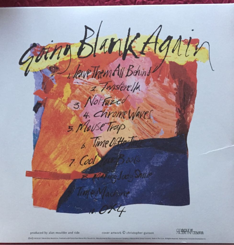 Going Blank Again - Ride (12”) music collectible - Main Image 2