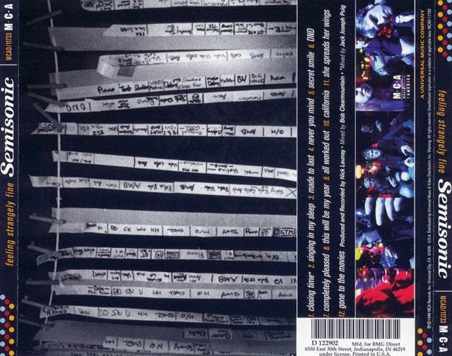 Feeling Strangely Fine - Semisonic (CD - 5031) music collectible [Barcode 008811173326] - Main Image 2