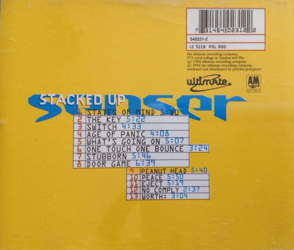 Stacked Up - Senser (CD) music collectible [Barcode 5018791088829] - Main Image 2