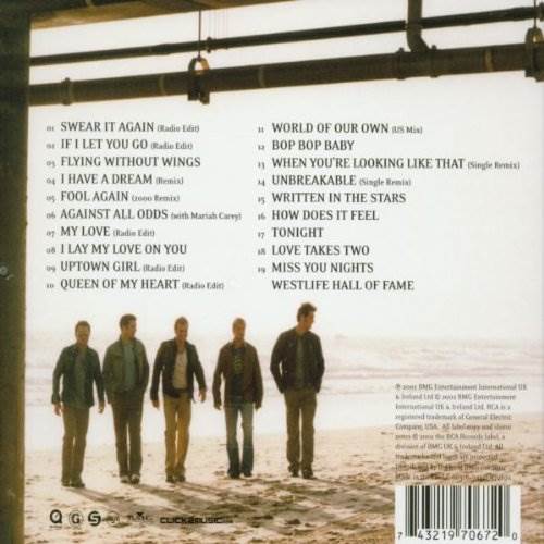 Unbreakable - Westlife (CD-R) music collectible [Barcode 743219751829] - Main Image 2