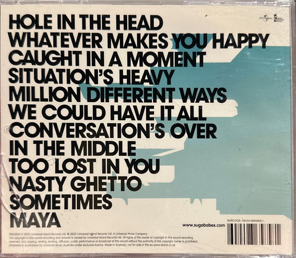 Three - Sugababes (CD) music collectible [Barcode 602498658581] - Main Image 2