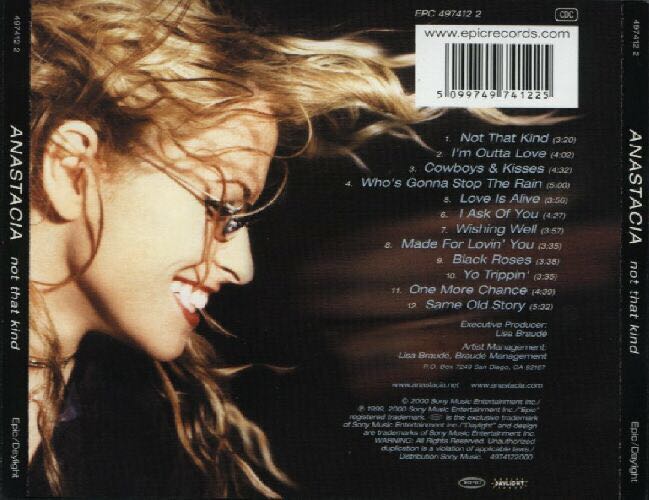Not That Kind - Anastacia (CD - 55) music collectible [Barcode 074646994825] - Main Image 2
