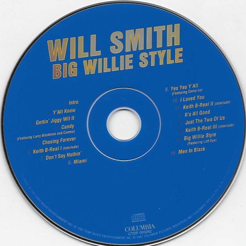 Big Willie Style - Will Smith (CD - 54) music collectible - Main Image 3