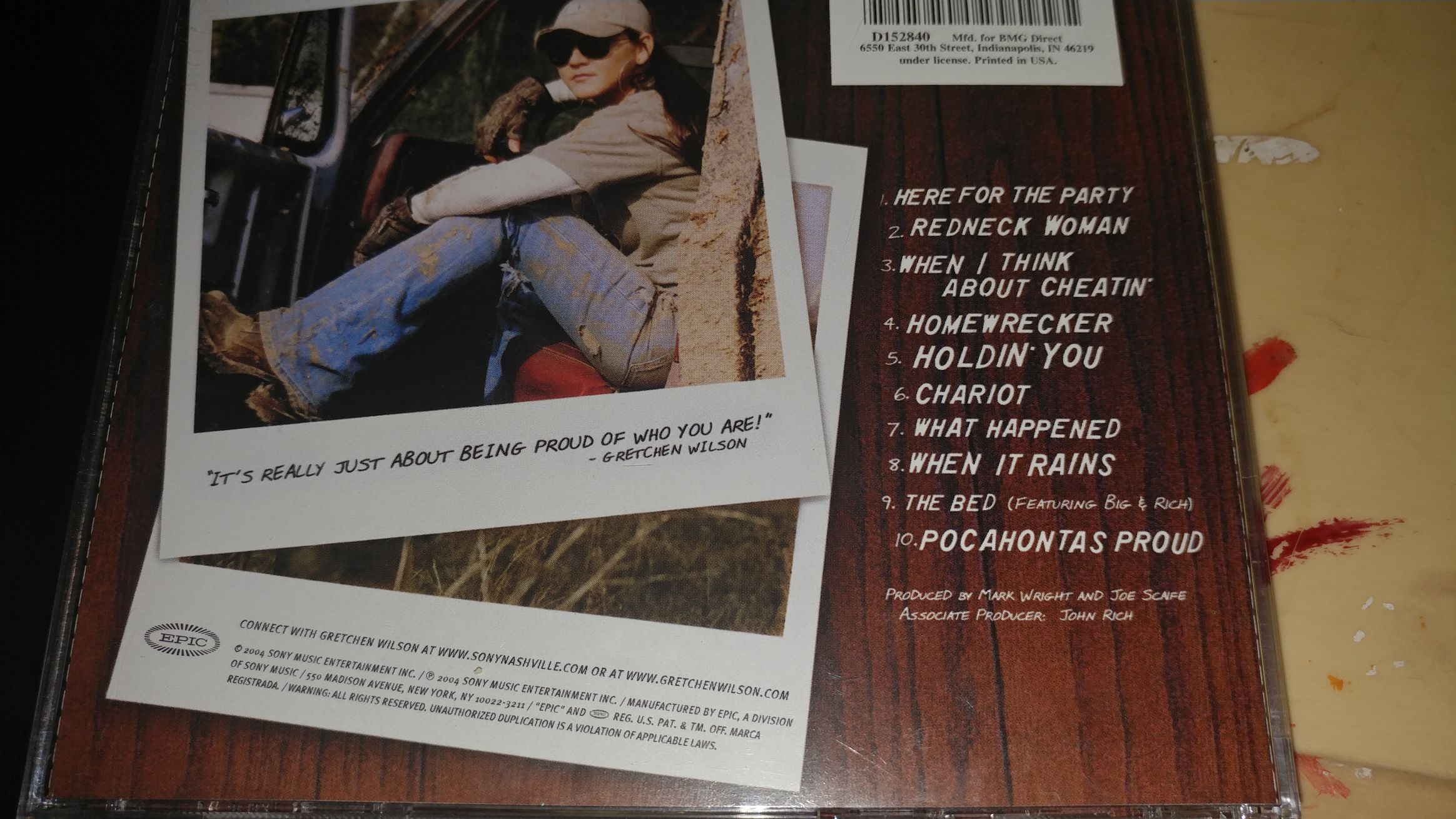 Here For The Party - Gretchen Wilson (CD) music collectible - Main Image 2