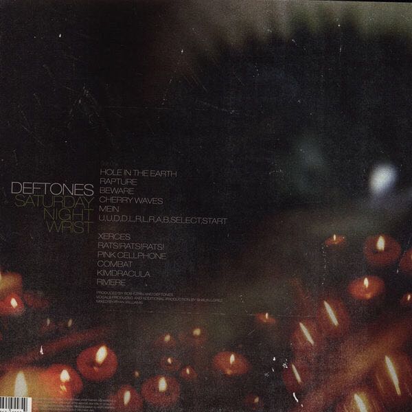Saturday Night Wrist - Deftones music collectible [Barcode 093624955856] - Main Image 2