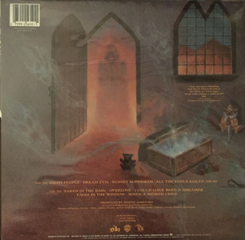 Dream Evil - Dio (12”) music collectible [Barcode 075992561211] - Main Image 2