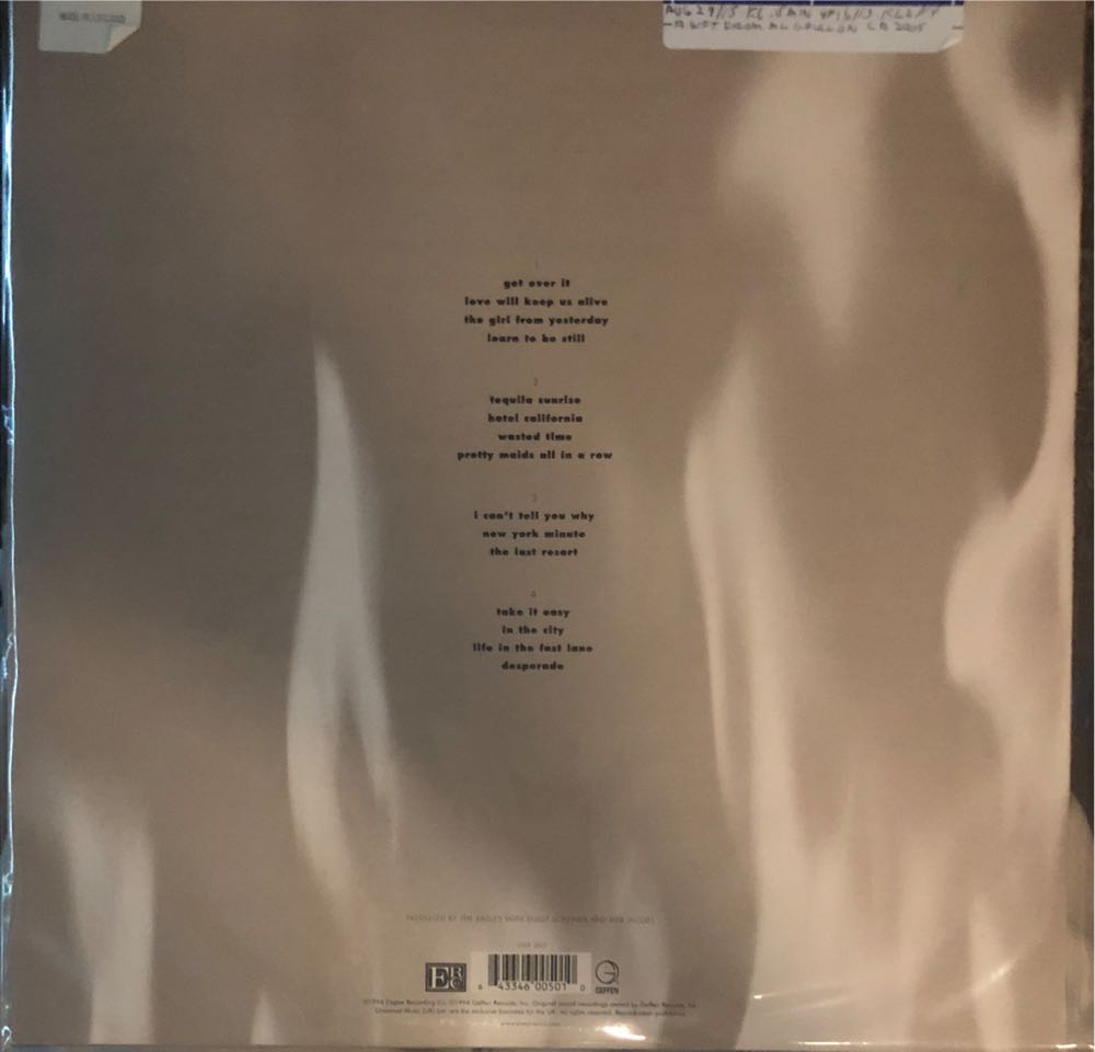 Hell Freezes Over - Eagles (CD) music collectible [Barcode 643346005010] - Main Image 2