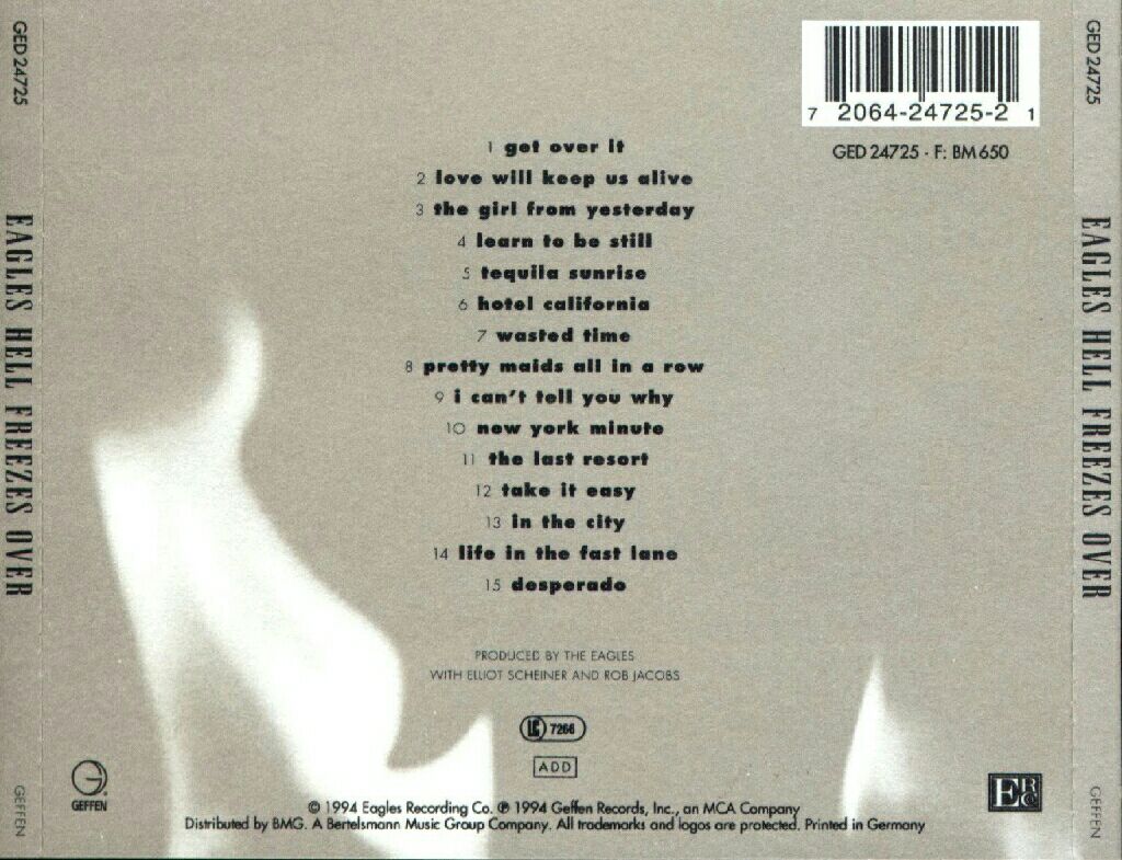 Hell Freezes Over - Eagles music collectible - Main Image 2