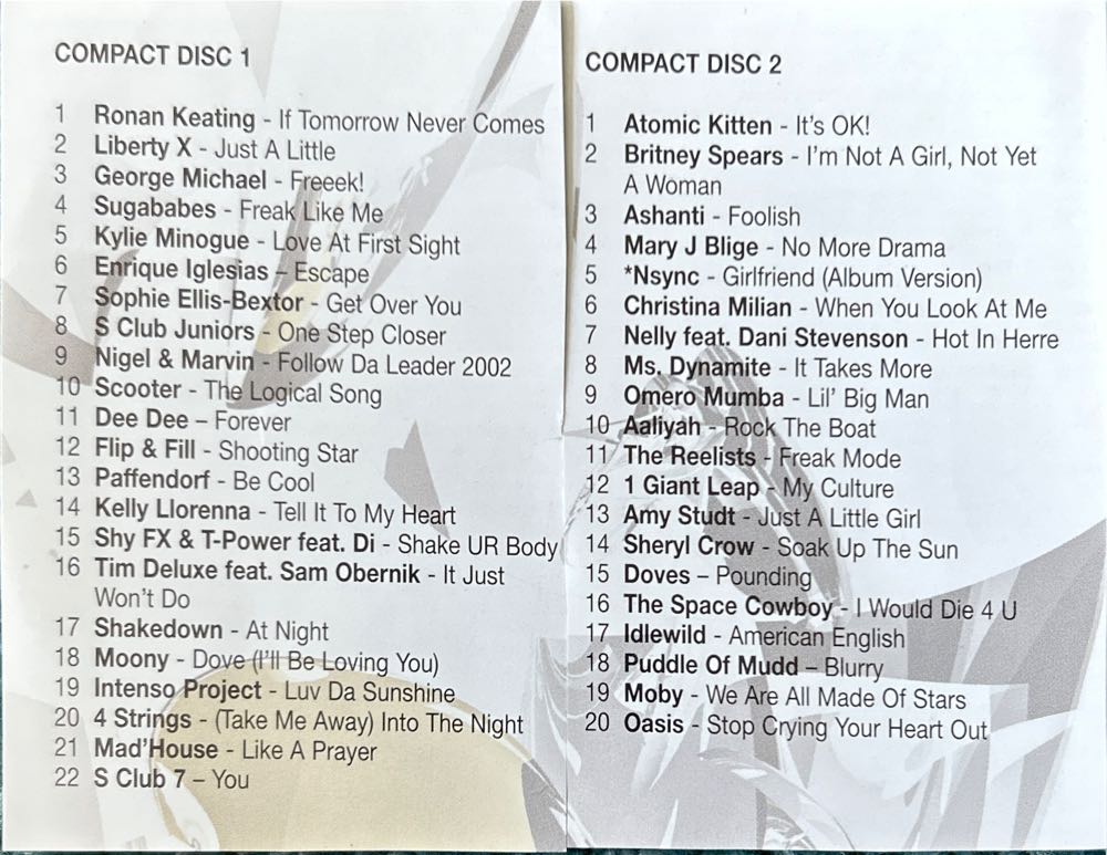 Now 52 - Now (CD) music collectible [Barcode 724349973429] - Main Image 2