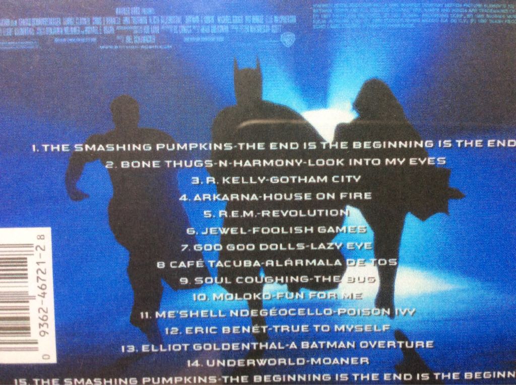 Batman And Robin - Soundtrack (CD - 68) music collectible [Barcode 093624672128] - Main Image 2