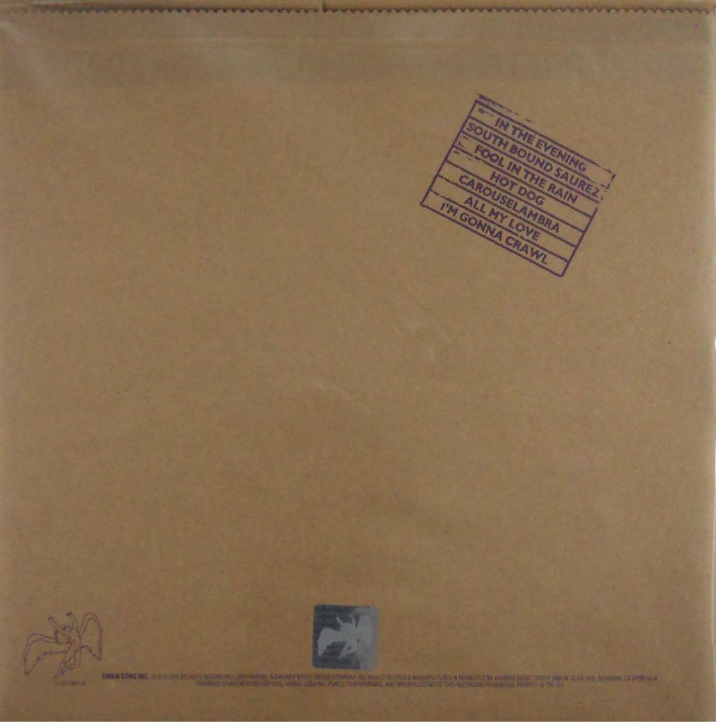 In Through The Out Door - Led Zeppelin (12” - 42) music collectible [Barcode 0075679244321] - Main Image 2