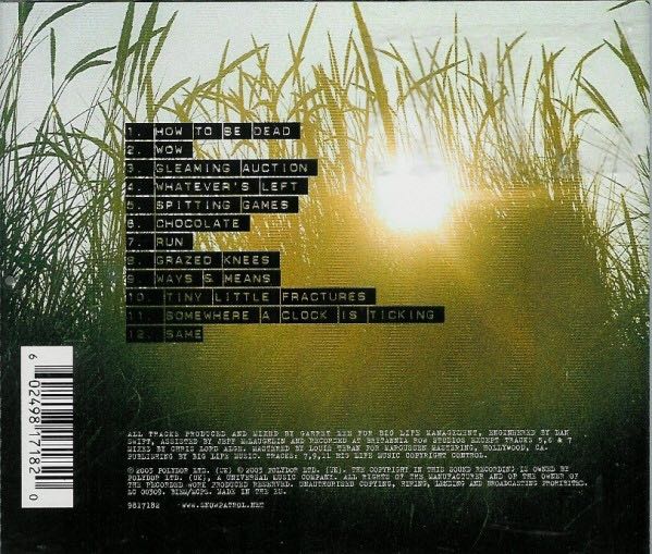 Final Straw - Snow Patrol (CD - 47) music collectible [Barcode 602498171820] - Main Image 2