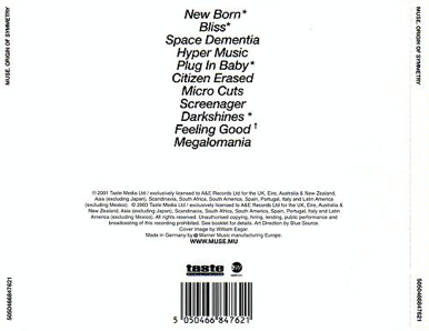 Origin Of Symmetry - Muse (CD - 52) music collectible [Barcode 5050466847621] - Main Image 2