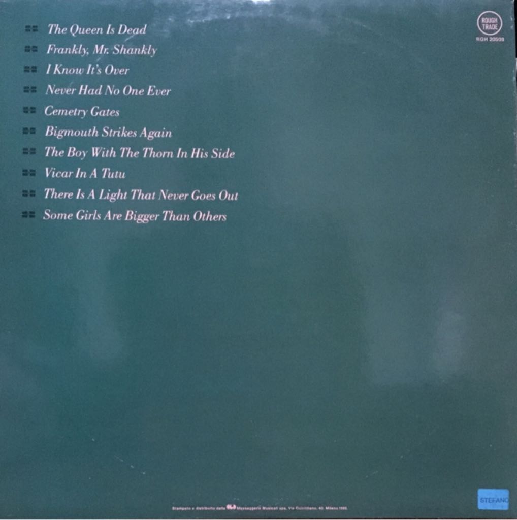 Queen Is Dead, The - Smiths, The (12”) music collectible - Main Image 2