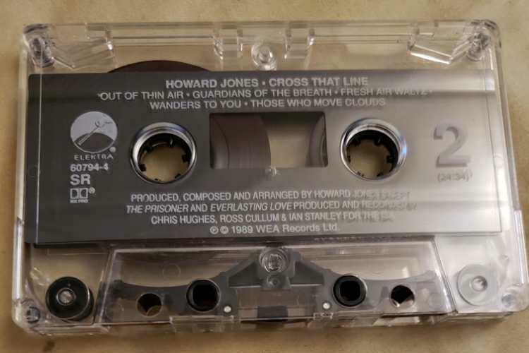 Cross That Line - Jones, Howard (Cassette - 47) music collectible [Barcode 075596079440] - Main Image 3