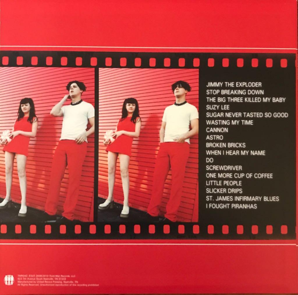 White Stripes, The - White Stripes, The (12” - 44) music collectible [Barcode 093624959496] - Main Image 2